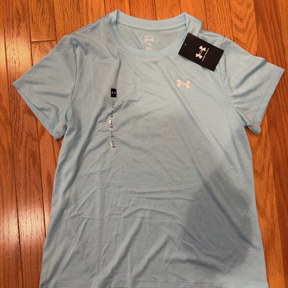 Under Armour Light Blue Women's Performance Tee